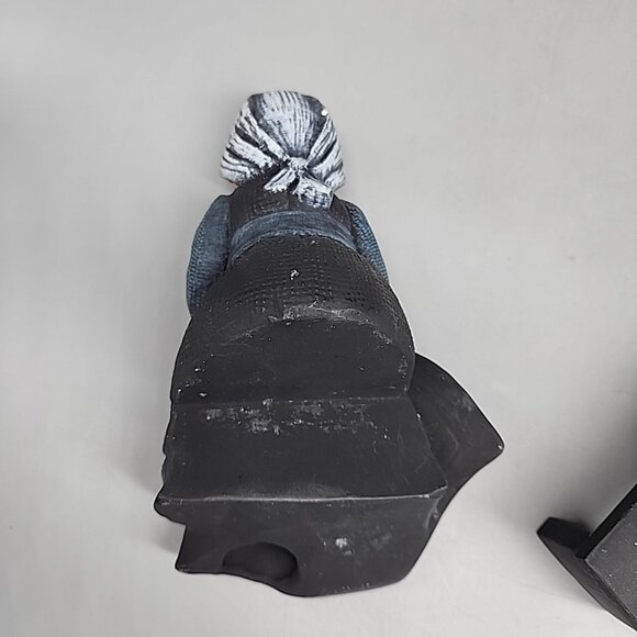 Amish Family Ceramic Figurine Amish Sitting Girl on Bench 7" Tall - Picture 6 of 9